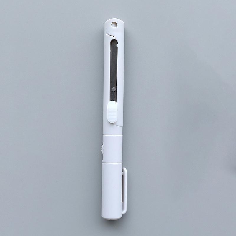 1pc Compact 2-in-1 Foldable Scissors & Pencil - Portable Iron Utility Knife for Safe, Precise Crafting and Journaling