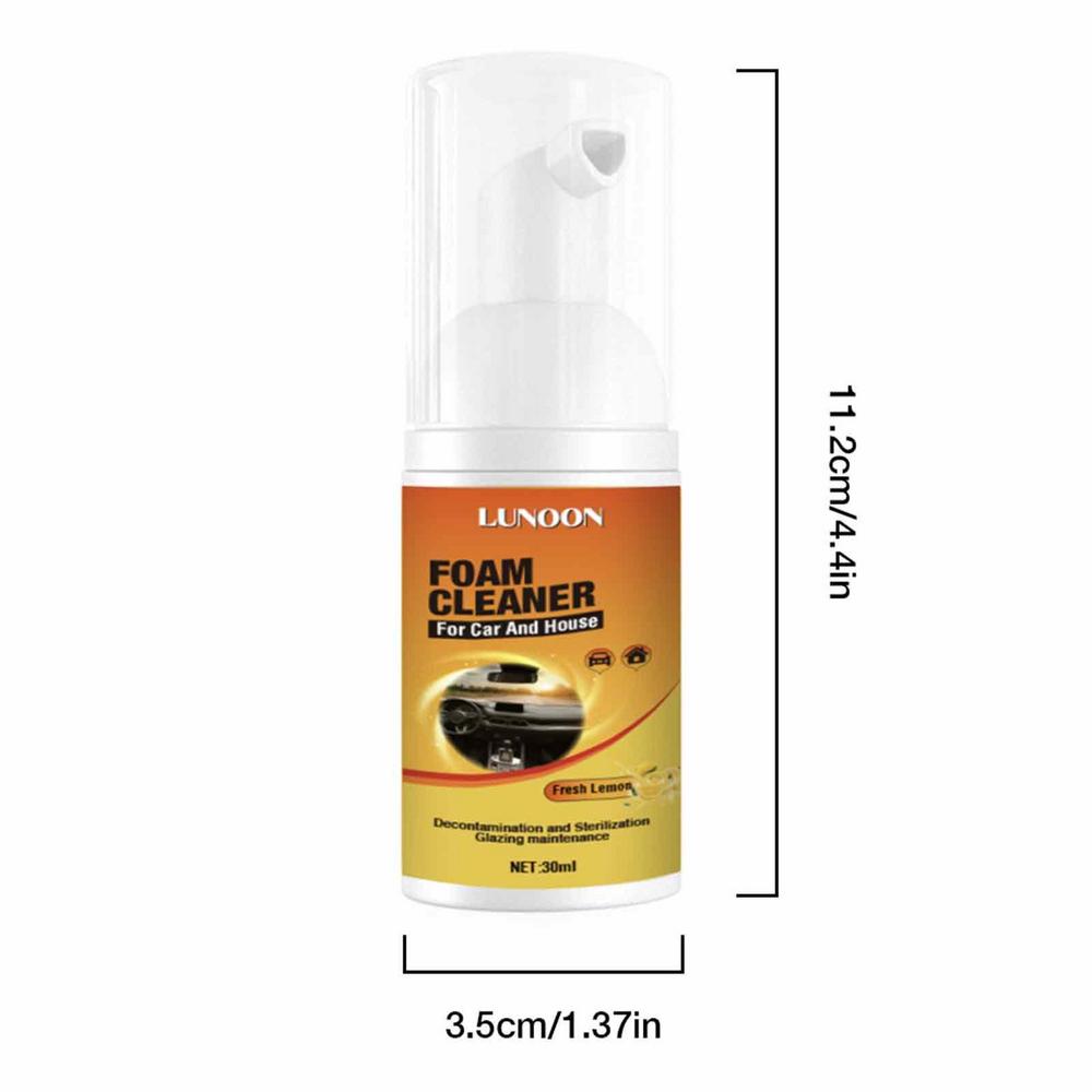 

30 мл 60 мл 100 мл Очиститель пены для автомобиля Дезактивация Салон Кожаное сиденье Руль Очиститель Автомобильные чистящие аксессуары