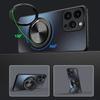 Magnetyczne etui na OPPO A5 Matowe Wstrząsoodporne Pokrowiec z obrotowym uchwytem pierścieniowym 360° na OPPO A5X A5 Pro A3X A3 A2 A80 A60 A40 Twarda skorupa