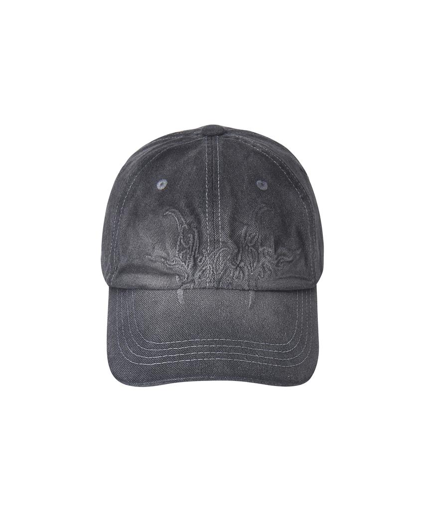 ANOTHERYOUTH Overdyed Ball Cap - Washed Black
