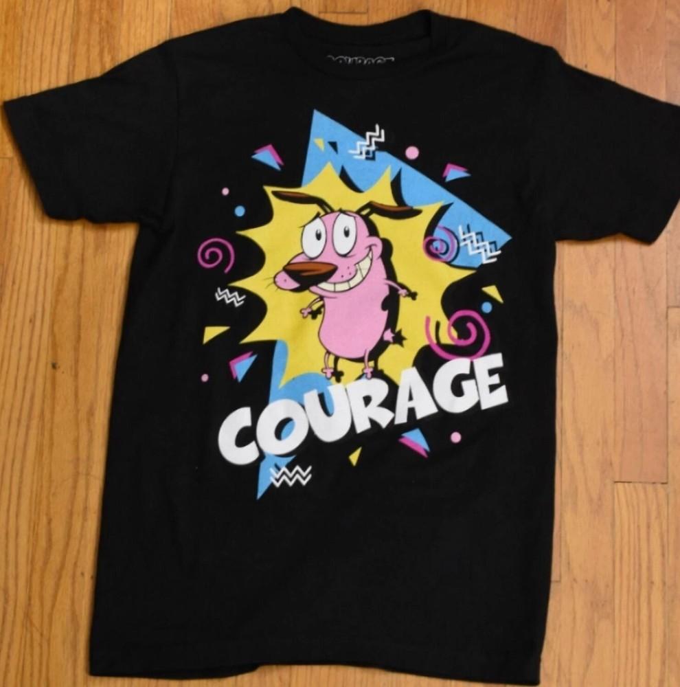 

Мультяшная футболка «Храбрый пёс» для мужчин и женщин S-4XL L