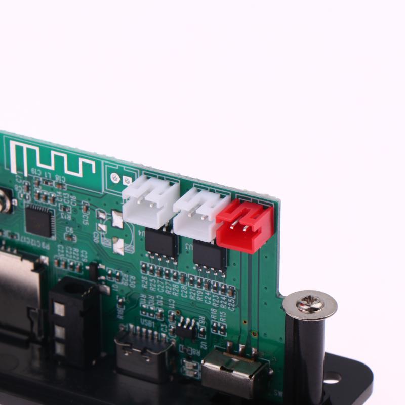 1 Conjunto 2*3W/5W Amplificador Reprodutor de Áudio Bluetooth Placa Decodificadora Mp3 5V DIY Reprodutor de Mp3 Carro Módulo de Rádio FM TF USB Mic Gravação de Chamada