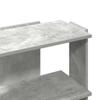 Bookshelf 3 Shelves Concrete Grey 60 x 30 x 60 cm Engineered Wood