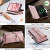 For Samsung Galaxy S23 Ultra Case CASEME C39 RFID Blocking Zipper Wallet Stand Leather Cover with Strap