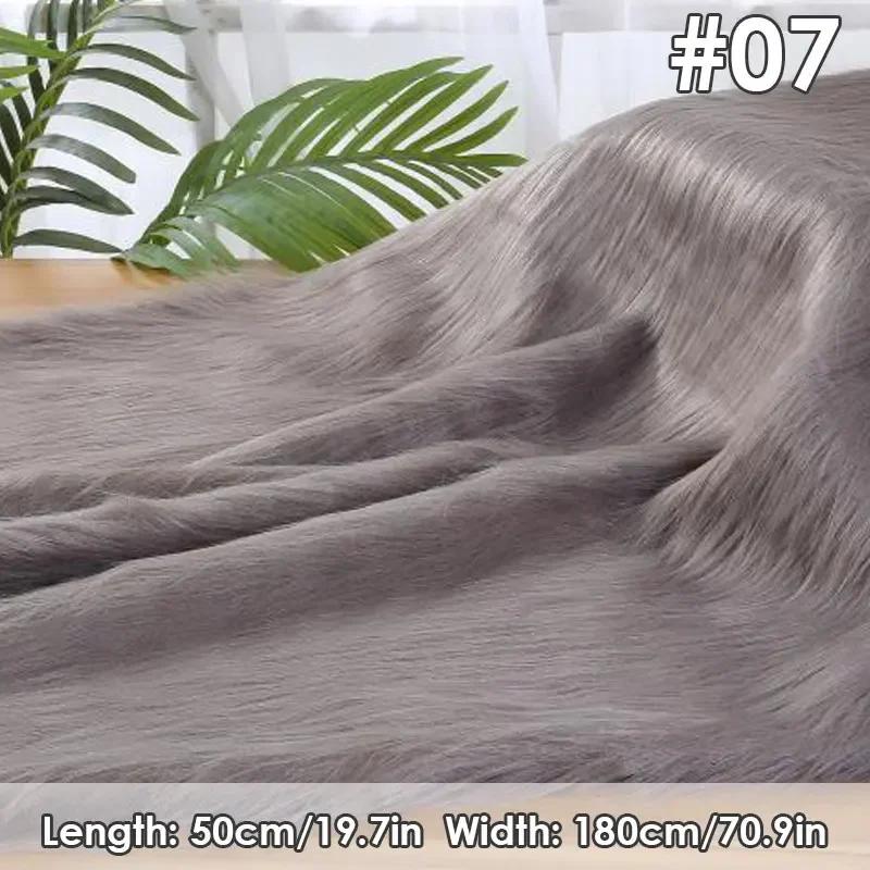 50x180cm Premium Faux Fur Backdrop Fabric Cosplay Photo Studio Decor DIY Anime Costumes Ears Craft Material Plush Cloth