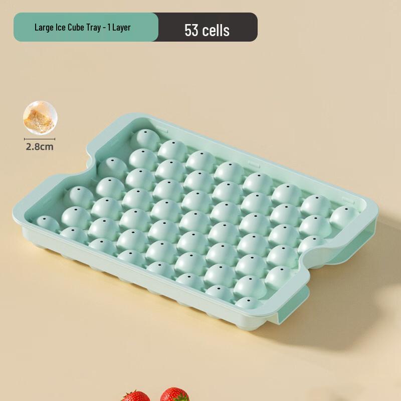 Multi-Layer Quick Release Ice Cube Tray with Storage Box