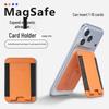 MagSafe Magnetic Card Holder Stand - Multifunctional PU Leather Universal Phone Accessory.