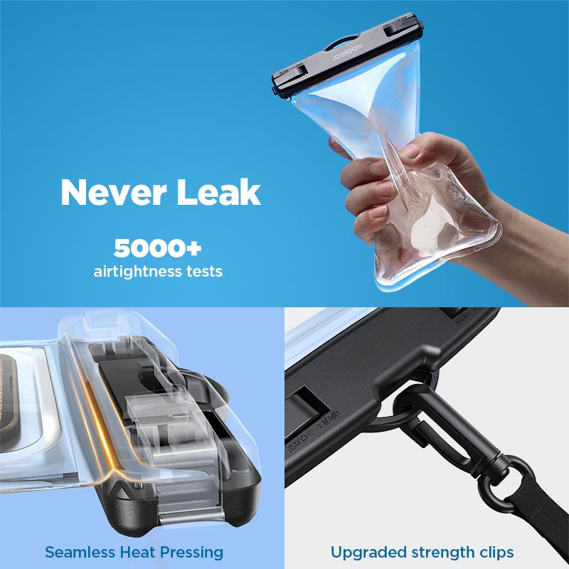 IPX8 Waterproof Phone Case Pouch Universal Dry Bag for Swimming and Underwater Protection
