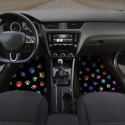 1Pc Car Floor Mat Non-Slip Universal Car Carpet Easy Clean and Wear-Resistant Floor Mat Car Interior Accessories