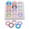 25mm 5 Stück/Beutel Glas Laufring DIY Armband Halskette Ohrringe Handwerk Schmuckzubehör