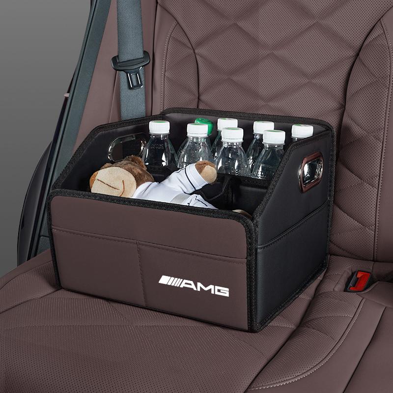 1pc Car Trunk Storage Box Large Capacity Tools Organizer Case Accessories For Mercedes Benz AMG A B C E G CLA W211 W203 W204