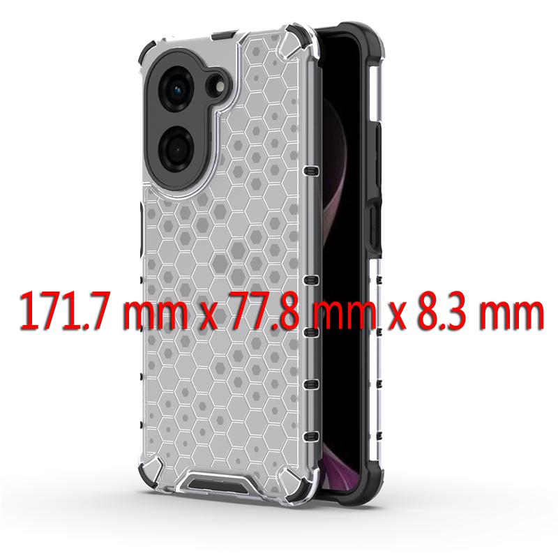Shockproof Transparent Case For Xiaomi Redmi A5 Honeycomb Armor Full Back Case For Redmi A5 Case Cover For Redmi A5 4G 6.88 inch
