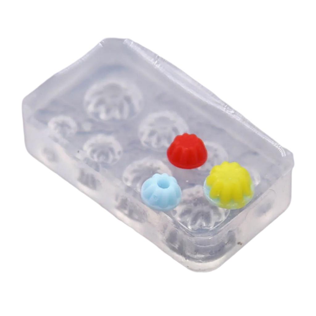 Small Pudding Mold Food Play Miniature Pinching Mould Epoxy Resin Molds for  Food Crafting Silicone Mould Baking