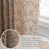 Polyester Cotton Printed Fringe Curtains Semi-Blackout Windows Curtains With Tassels Cotton Linen Curtains Panels For Bedroom