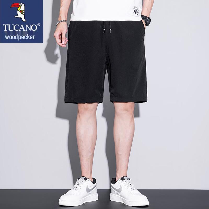 TUCANO Men s Quick-Dry Ice Silk Casual Beach Shorts L