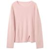 Sancai Women's Wool-Blend Crewneck Pullover Sweater