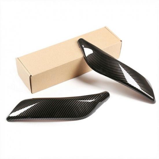 Carbon Fibre ABS Interior Door Handle Panel Trim For BMW 1 2 Series F20 2012-19