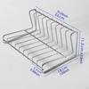 Compact Dish Drying Rack Stainless Steel Organizer for Kitchen and Dining