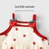 Baby Girl Summer Sleeveless Suspender Romper