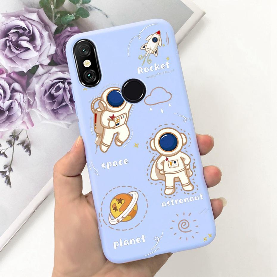 Case For Xiaomi Mi A2 Lite 5.84" Cute Animal Cartoon Candy Color Soft Silicone Phone Bumper For Xiaomi Mi A2lite Back Cover