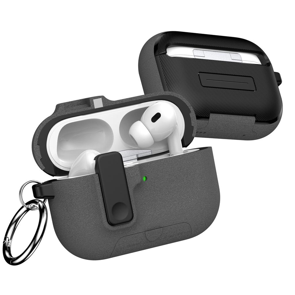 New For AirPods Pro 3 Case Lock 2025 Shockproof Apple AirPods Pro 3rd Generation Case Protective Case with Cleaning Kit&Keychain
