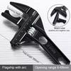 Universal Adjustable Wrench Large Opening Short Handle Multifunctional Bathroom Wrench Plumbing Pipeline Bathroom Tools