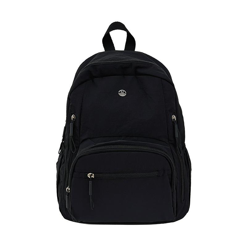 Schoolbag Backpack Women's 1011 New Multi-Pocket College Student School Bag Premium Sense Versatile Large Capacity Travel Ladies Backpack