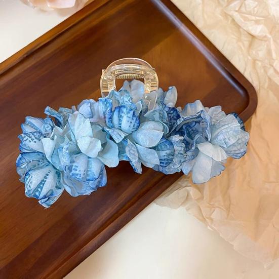 Women Hair Claw Artificial Flower Clip Back Head Decor Hair Shower Hair Clip Hair Styling Tool