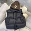 Kids' Winter 2025 Korean-Style Thick Down Vest for Girls