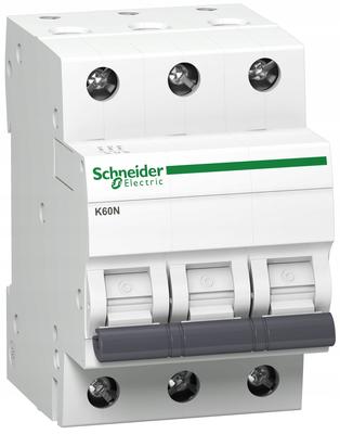 K60N Circuit Breaker B 63A 3P 3M 6KA Acti 9 A9K01363