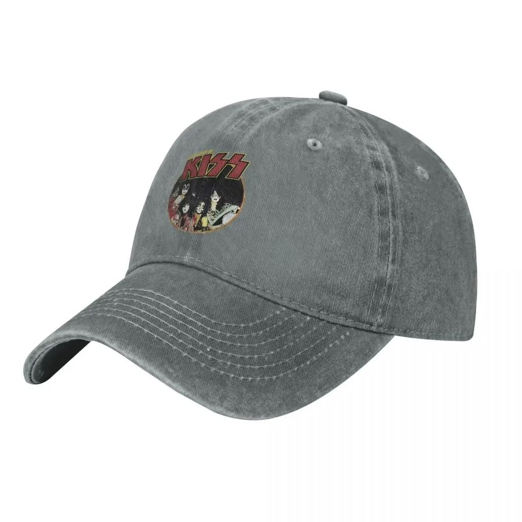 Rock Music Band Kiss Crazy Pure demin Trucker Hat Outdoor Adventures Women Hat Men's Baseball Cap