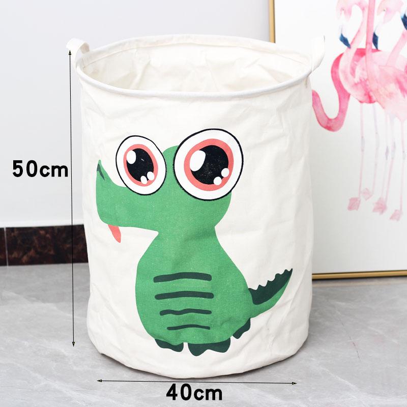 Cotton Linen Collapsible Laundry & Toy Basket