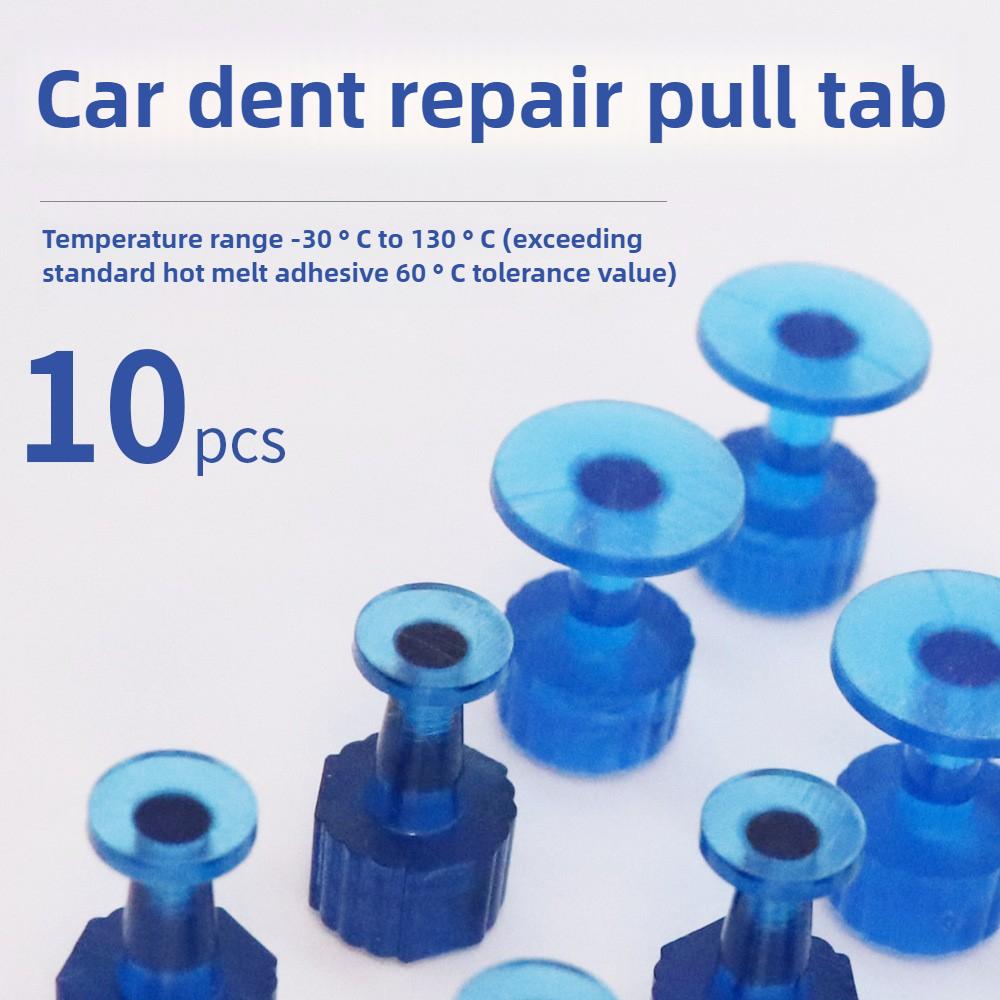 10pcs Glue Tabs Dent Removal Tools Dent Removal Tool Auto Paintless Dent Repair Glue Tabs Auto Maintenance Tools For Car Body