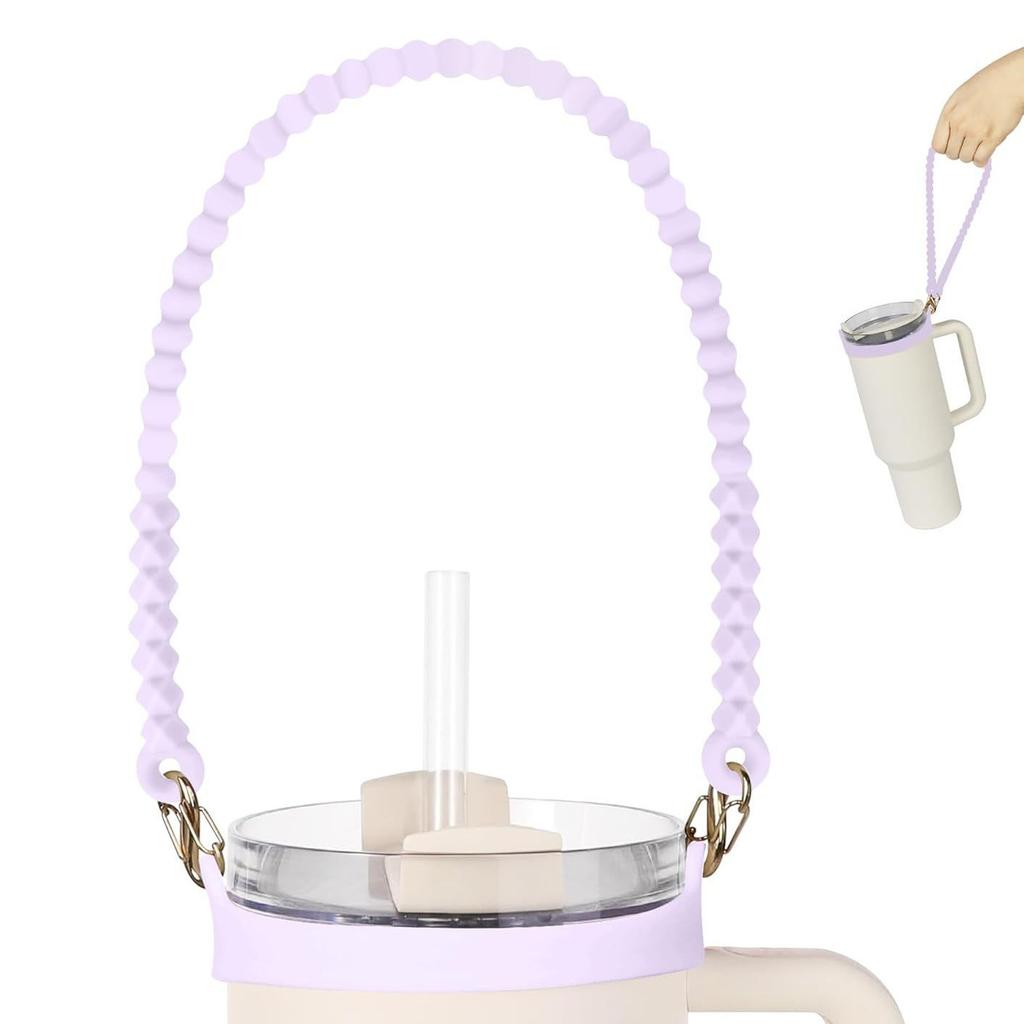 Water Bottle Handle Water Bottle Sling Carrier Holder Strap Soft Durable Silicone for Most 8-40oz Bottles for Cup Accessories
