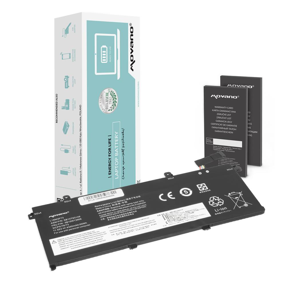 Baterie L18M3P73 pro Lenovo ThinkPad T490 T495 P43s P14s
