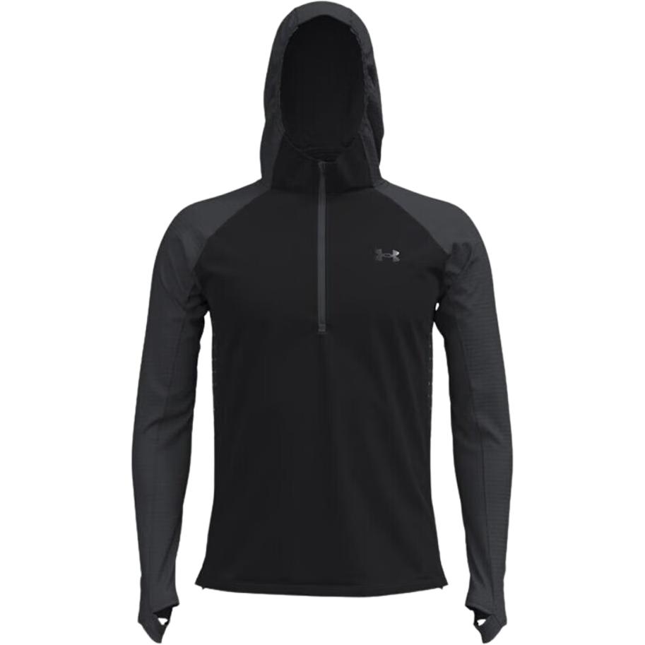 Under Armour SS25 Hooded Breathable Long Sleeve T-Shirt Men 1386708-016 L