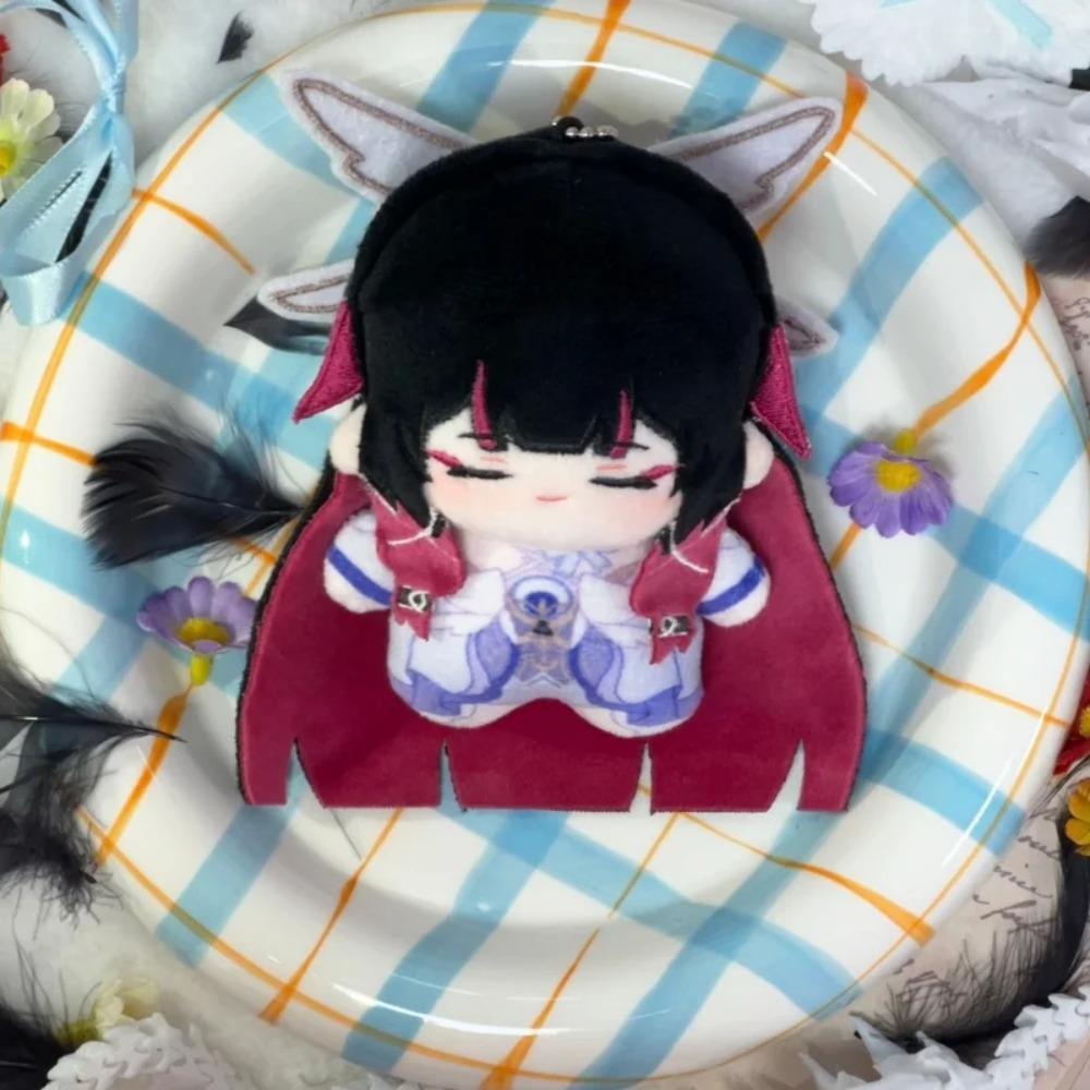 10cm En Stock Genshin Impact Poupée Peluche Coton Harbingers de Fatui Dottore Columbina Capitano Vagabond Pendentif Marionnette à Main Jouet Cadeau