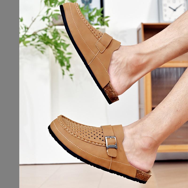 Summer Casual Versatile Slippers for Men's Trend, Anti Slip, Comfortable, Breathable, Fashionable Men's Shoes, Sandals