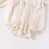 Newborn Girl Cotton Long Sleeve Romper - Autumn/Winter
