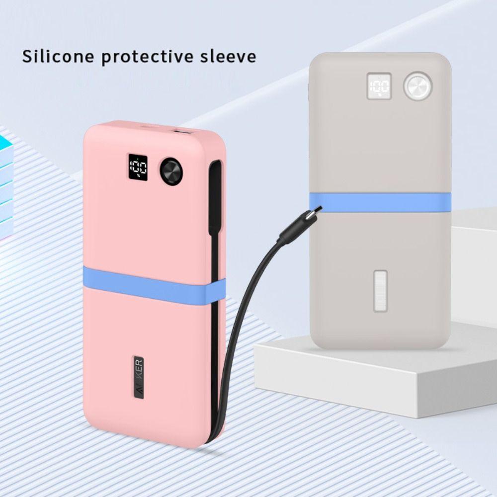 A1383 Carrying Organizer Bag Silicone Full Protective Cover for Anker 20000mAh 87W Travel