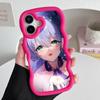 HSR Robin Wavy Edge TPU Mobile Phone Case for iPhone 17 16 15 14 13 12 11 Air Pro Max Plus Colorful Cover