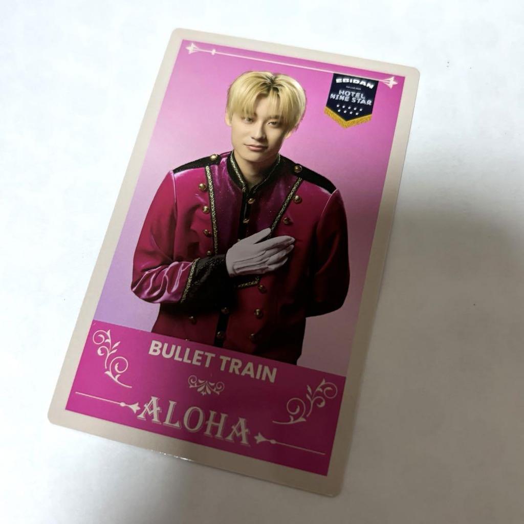 [USED] EBiDAN THE LIVE 2025 EbiRai Trading Card Bullet Train Aloha