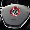 Car Aluminium Alloy Steering Wheel Logo Circle Trim Sticker For Volkswagen VW Golf Polo Jetta CADDY Tiguan Passat Accessories