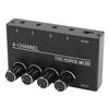 Headphone Amplifier 4 Channel Stereo Headphone Amplifier Splitter with 1 4 Inch Headphone Output for PC Guitar