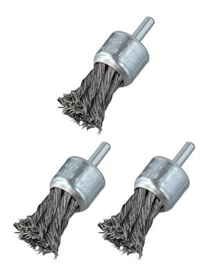 Rust Removal Wire Wheels Wire End Brush Accessories For Power Tool Multi-function Paint Paint Removal Tools Removal Silver Steel