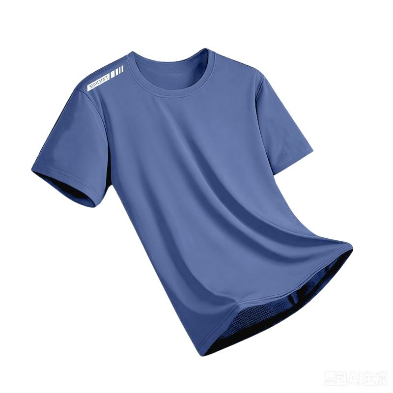 New Ice Silk Running Shirts Men Loose Short Sleeve Top Basketball Gym Sportswear For Male Fitness Workout Mesh Breathable Tee