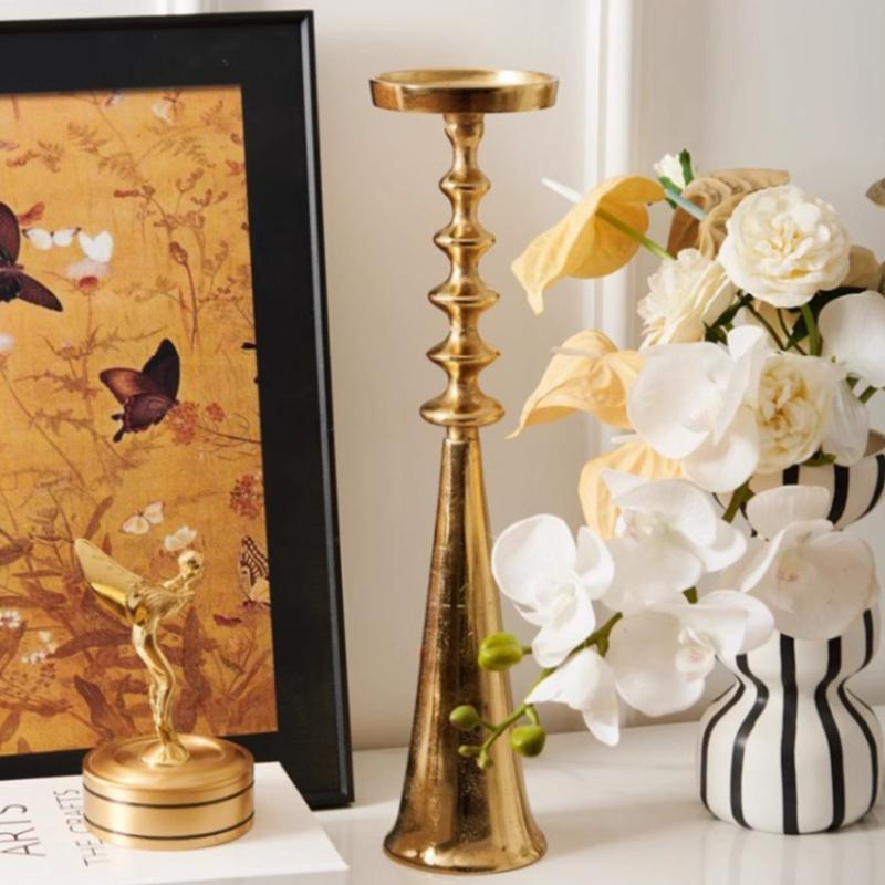 Modern Luxury Candle Holders Home Decoration Candlestick Creative Living Room Candle Rack Entrance Hall Desktop Ornament