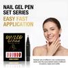 6 Color DIY Nail Art Pens High Pigment Vibrant Shades Easy To Use For Nail Design Safe Nail Decor Waterproof Nail Polish Pen Kit