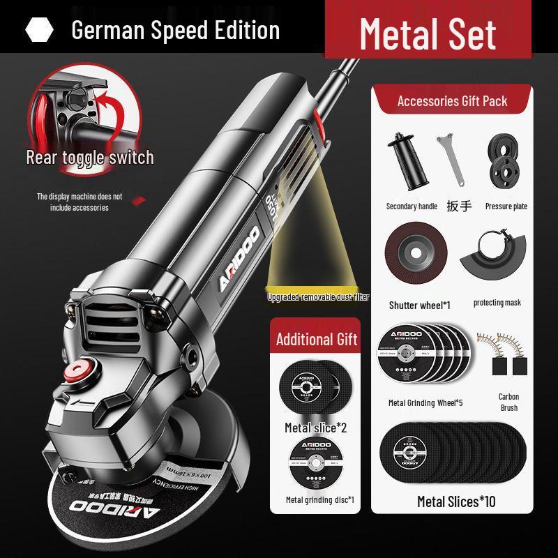 Multifunctional Angle Grinder: Small Household Polisher & Cutting Tool