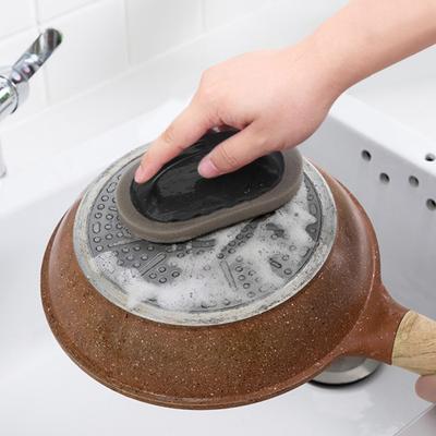 Éponge Émeri Magique Brosse Essuyeur Gomme Nettoyant Cuisine Bain Rouille Forte Décontamination Outils de Nettoyage Avec Manche Outils Ménagers